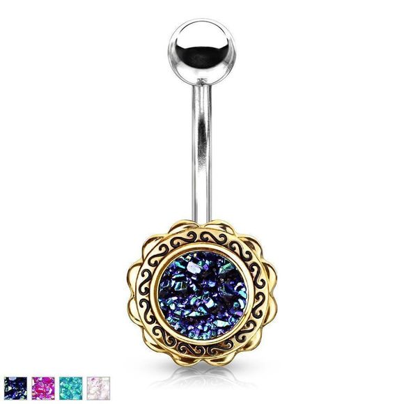 Jewelry Set Of 4 Of Cute Flower Belly Barbell Piercings Poshmark